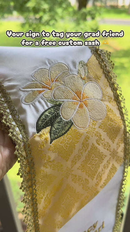 Custom Cultural Graduation Stole/Sash